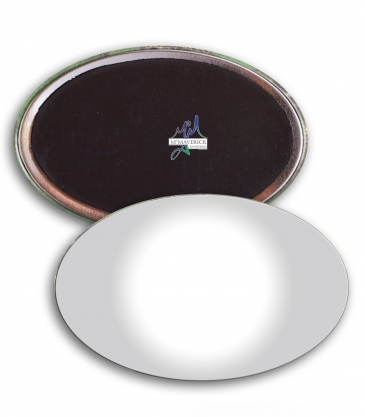Oval Button with Magnet
