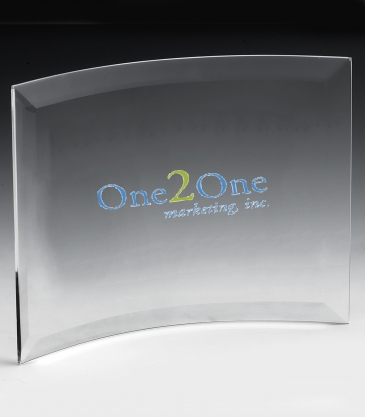 Curved Standing Award - 4” X 6”