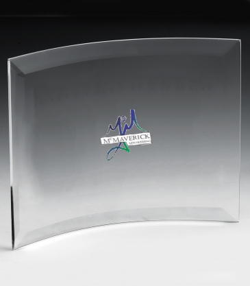 Curved Standing Award - 4” X 6”