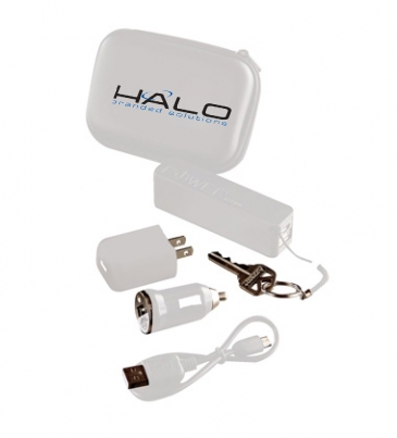 Power Charger Travel Kit - White
