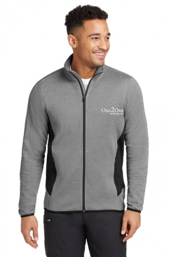 Eddie Bauer® Full-Zip Heather Stretch Fleece Jacket