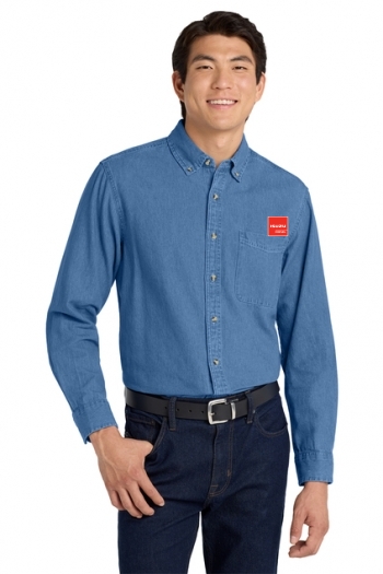 Port Authority® Long Sleeve Denim Shirt