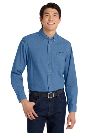 Port Authority® Long Sleeve Denim Shirt