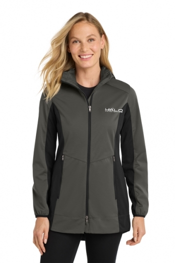 Port Authority® Ladies Active Hooded Soft Shell Jacket