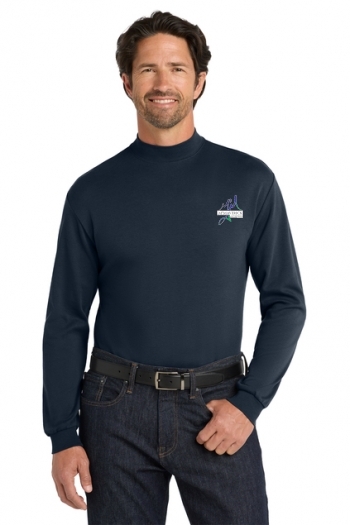 Port Authority® Interlock Knit Mock Turtleneck