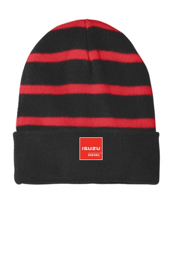 Sport-Tek® Striped Beanie With Solid Band