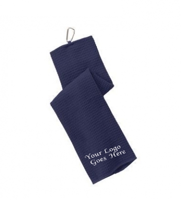 Port Authority® Waffle Microfiber Golf Towel
