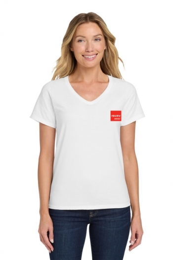 Hanes® Ladies Nano-T® Cotton V-Neck T-Shirt