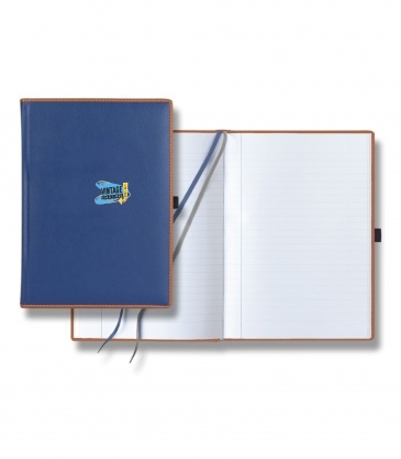 Plaza Medio White Pg Lined Journal
