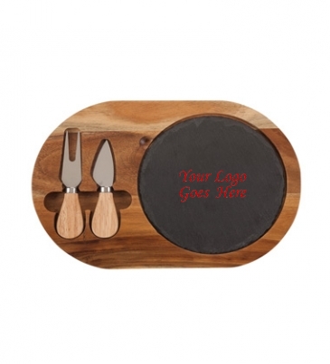 Bon Appetit Slate Cheese Set