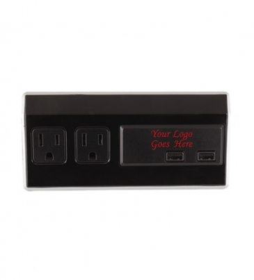 Twilight Ultra Slim Wall Charger With AC/USB