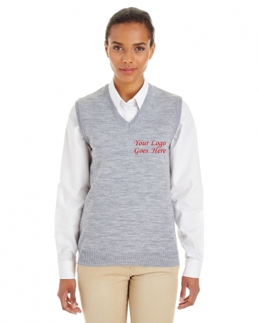Harriton Ladies' Pilbloc™ V-Neck Sweater Vest