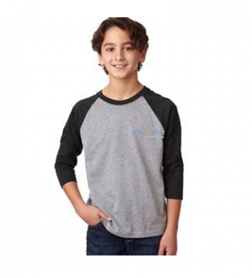 Youth CVC 3/4-Sleeve Raglan