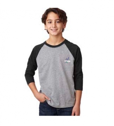 Youth CVC 3/4-Sleeve Raglan