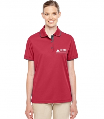 CORE365 Ladies' Motive Performance Piqué Polo with Tipped Collar