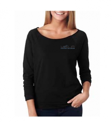 Next Level Apparel Ladies' French Terry 3/4-Sleeve Raglan