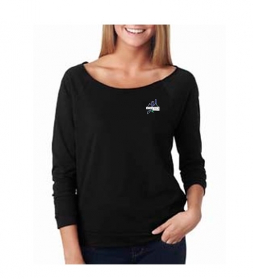 Next Level Apparel Ladies' French Terry 3/4-Sleeve Raglan