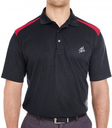 Adult Cool & Dry Two-Tone Mesh Piqué Polo