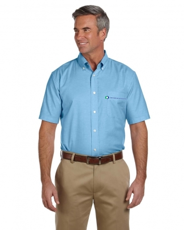 Men's Oxford Short Sleeve with Stain-Release