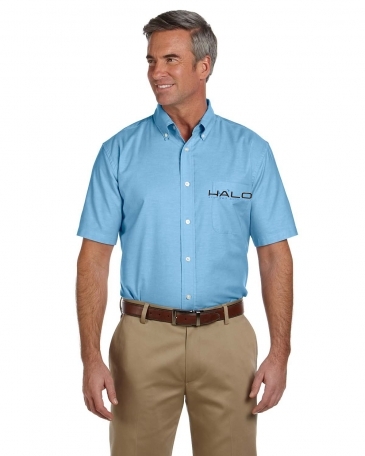 Men's Oxford Short Sleeve with Stain-Release