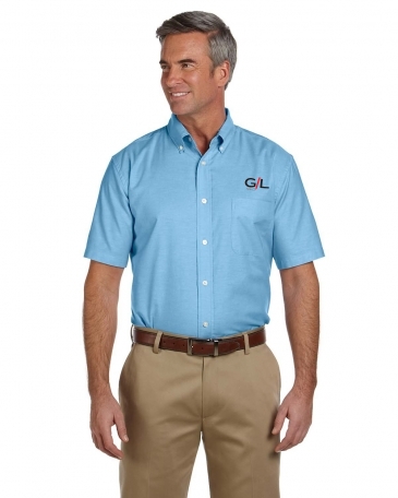 Men's Oxford Short Sleeve with Stain-Release