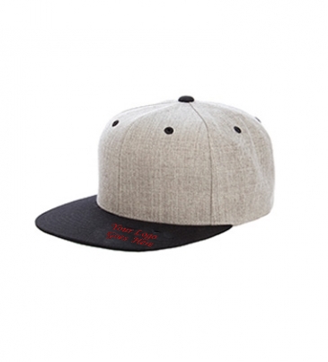 Yupoong Adult 6-Panel Structured Flat Visor Classic Two-Tone Snap