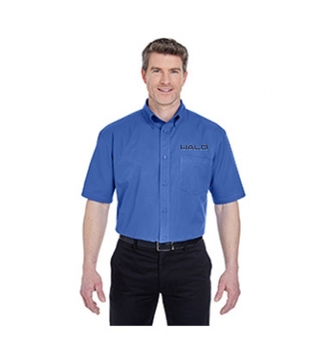 UltraClub Adult Short-Sleeve Whisper Twill