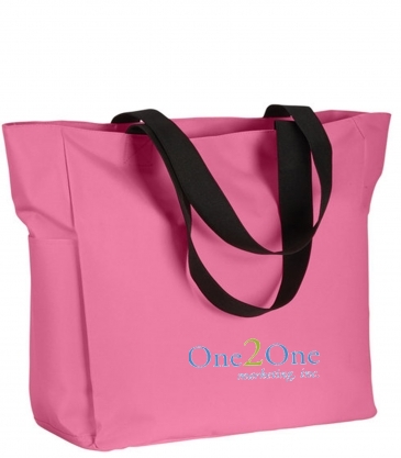 Polyester Zip Tote
