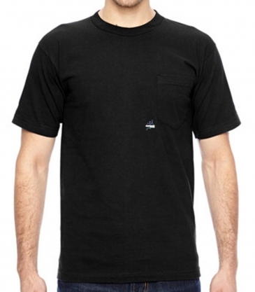 Bayside Adult 6.1 oz., 100% Cotton Pocket T-Shirt
