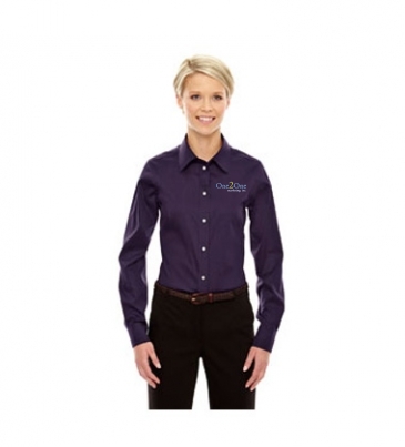 Ladies' Crown Woven Collection® Solid Stretch Twill