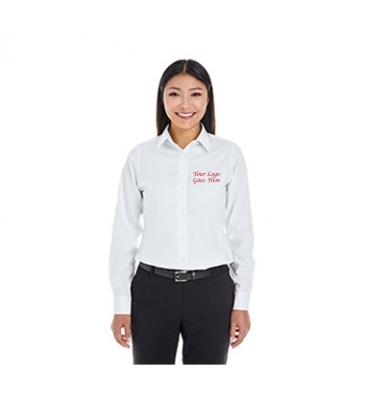 Ladies' Crown Woven CCollection® Royal Dobby Shirt