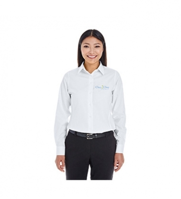Ladies' Crown Woven CCollection® Royal Dobby Shirt