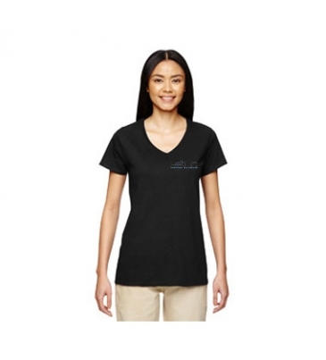 Ladies' Heavy Cotton™ V-Neck T-Shirt