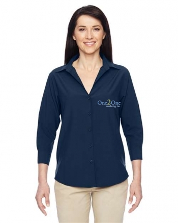 Women's Paradise Three-Quarter Pullover Sleeve Performance Shirt