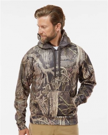 Men's Camo Full-Zip Hooded Sweatshirt