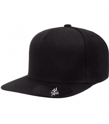 Yupoong Adult 5-Panel Structured Flat Visor Classic Snapback Cap