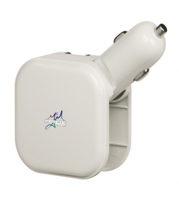 Ul Listed Dual Port Ac/Usb Car Charger