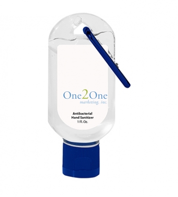 1 OZ. Hand Sanitizer With Carabiner