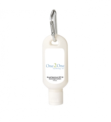 1 OZ. SPF 30 Sunscreen with Carabiner