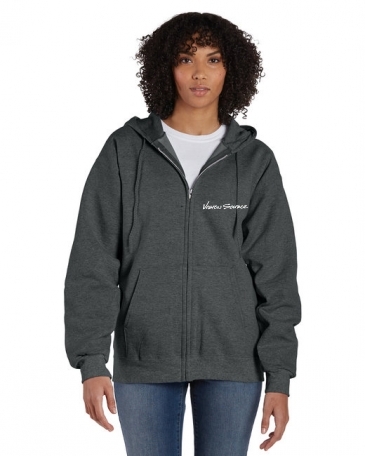 Unisex Ultimate Cotton® Full-Zip Hooded Sweatshirt