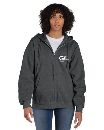 Unisex Ultimate Cotton® Full-Zip Hooded Sweatshirt