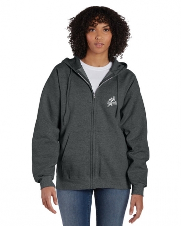 Unisex Ultimate Cotton® Full-Zip Hooded Sweatshirt