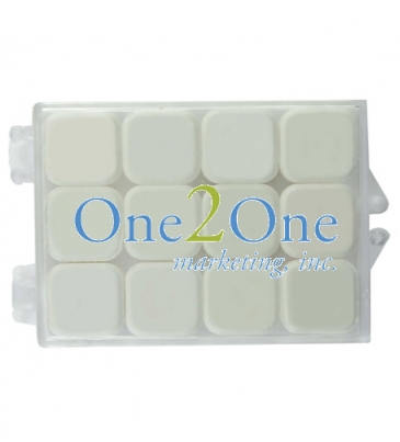 Clear Plastic Case with Printed Mints