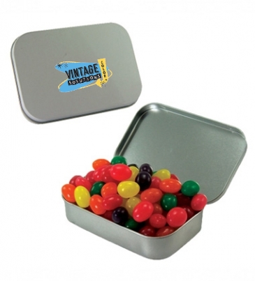 Large Tin -Jelly Beans, Chicles Gum