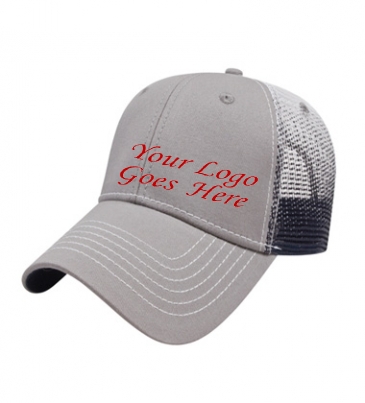 Gradient Screen Print Mesh Cap