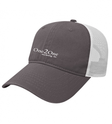 Washed Chino Twill & Washed Soft Mesh Cap