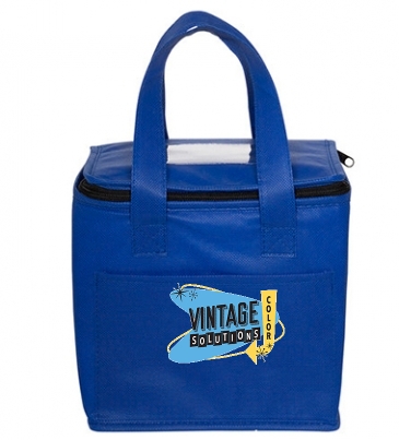 Non-Woven Cubic Lunch Bag with ID Slot