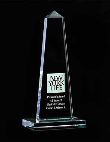 Optic Crystal Obelisk