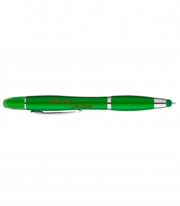 Curvaceous Metallic Stylus Highlighter Pen