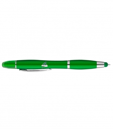 Curvaceous Metallic Stylus Highlighter Pen